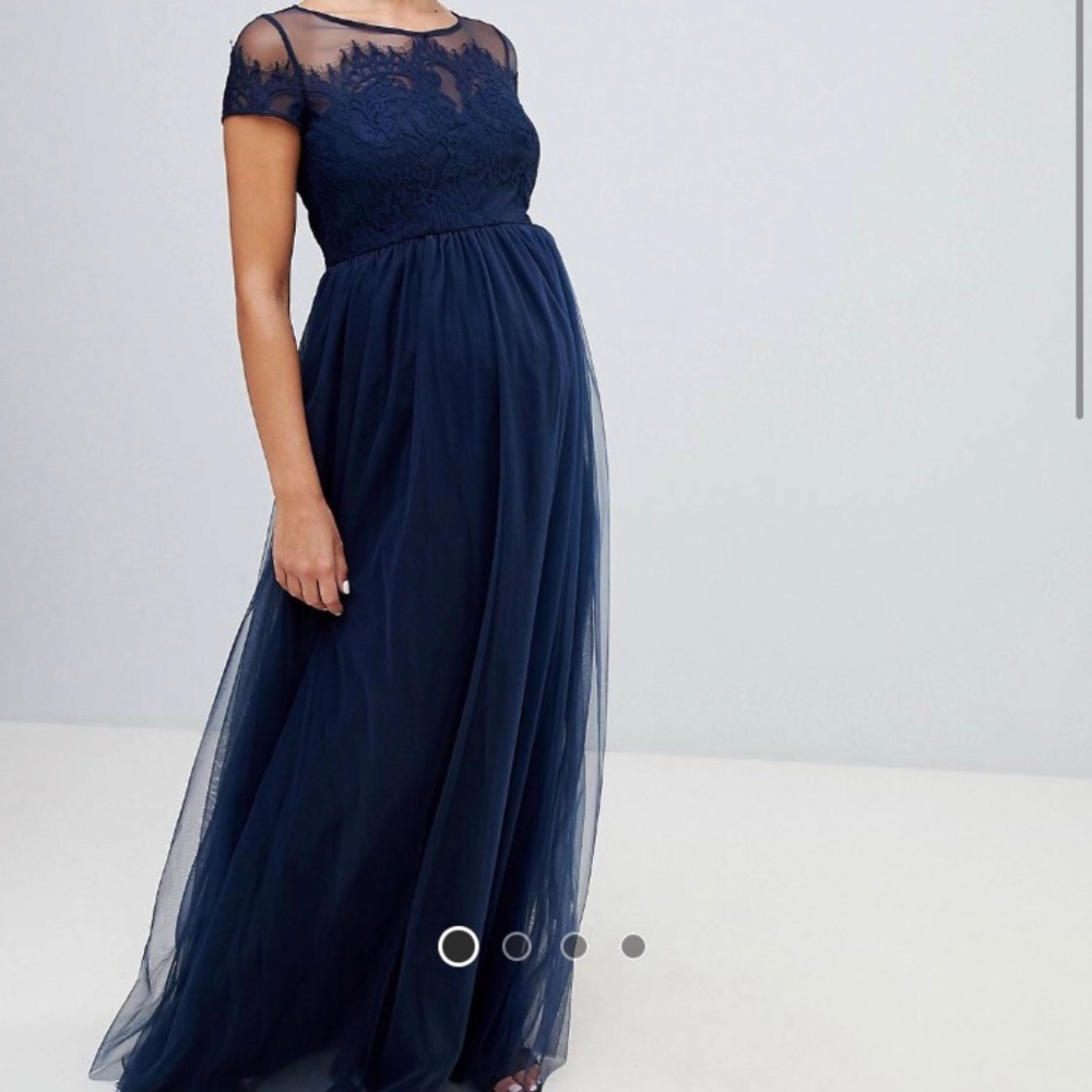 Navy Maternity Dress Size 4